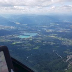 Flugwegposition um 15:03:09: Aufgenommen in der Nähe von Gemeinde Finkenstein am Faaker See, Österreich in 2146 Meter
